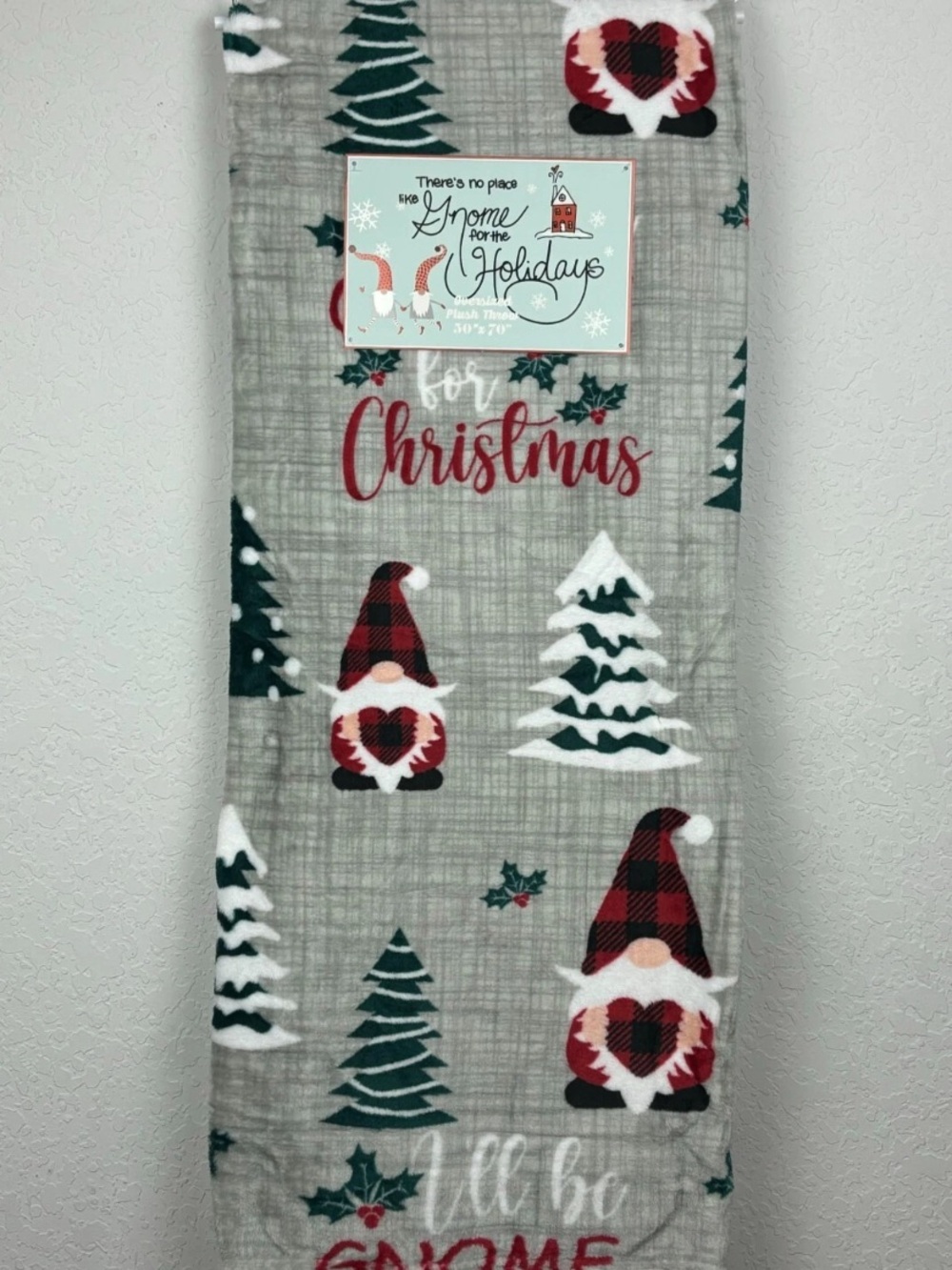 There’s No Place Like Home for the Holidays Throw Blanket 50" X 70”